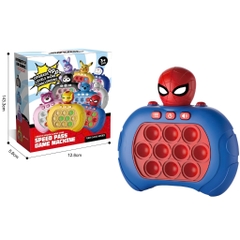 138-14  HỘP MÁY GAME PIN POP IT SIÊU NHÂN NHỆN