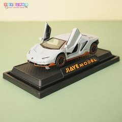 36023/TL HỘP XE HƠI SẮT MÔ HÌNH PIN NÚT ĐÈN - GREY