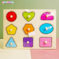 45281/TL BẢNG GỖ ĐỦ MẪU (CHỮ SỐ, TRÁI CÂY, THÚ) - HINHHOC