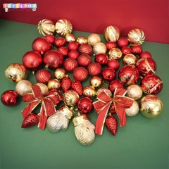 50708  HỘP QUẢ CHÂU TRANG TRÍ CÂY THÔNG NOEL ĐỦ KIỂU