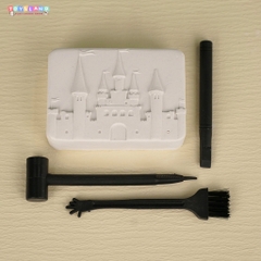 9808  HỘP KHẢO CỔ LÂU ĐÀI HÓA THẠCH