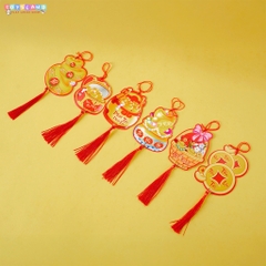 LY080 SET LIỄN TREO 6 CÁI - LẺ 1 SET TÚI VÀNG