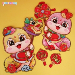 LT041 MIẾNG DÁN CỬA TẾT 2025 SIZE 5