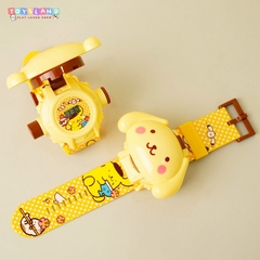 2305B  VỈ ĐỒNG HỒ PIN CHIẾU HÌNH CHÓ SANRIO