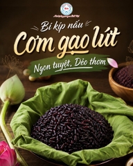 BÍ QUYẾT NẤU GẠO LỨT TÍM THAN DẺO THƠM BẰNG NỒI CƠM ĐIỆN: DỄ HƠN BẠN TƯỞNG!