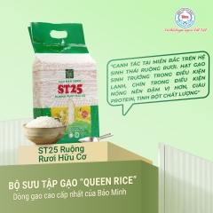 BỘ SƯU TẬP GẠO HỮU CƠ QUEEN RICE: TINH HOA GẠO ĐẶC SẢN BẢO MINH NÂNG TẦM BỮA CƠM VIỆT