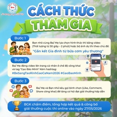 CUỘC THI BÉ SÁNG TẠO - RINH GẠO MIỄN PHÍ CẢ NĂM 2026