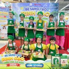 CUỘC THI BÉ SÁNG TẠO - RINH GẠO MIỄN PHÍ CẢ NĂM 2026 CÙNG GẠO BẢO MINH TẠI WINMART: LỘ DIỆN NHỮNG TẤM VÉ VÀNG VÀO CHUNG KẾT!