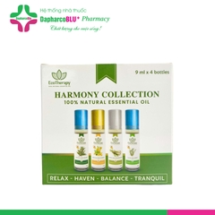 [COMBO] 4 Tinh dầu bi lăn EcoTherapy - Liệu pháp thiên nhiên giúp giảm căng thẳng, mệt mỏi