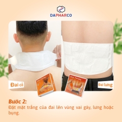 Hộp miếng dán nóng Heat Therapy Neck Warmer (Hộp 5 gói x 1 miếng)