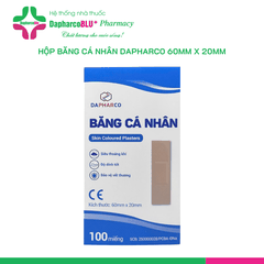 Băng Cá Nhân Y Tế 60mm x 20mm – Bảo Vệ Vết Thương Nhỏ Hằng Ngày
