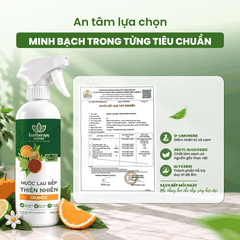 Nước Lau Bếp Thiên Nhiên ORANGE 500ml – Làm Sạch Dầu Mỡ, Khử Mùi, Hương Cam Tươi Mát