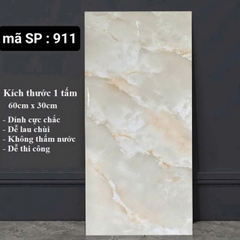 Xốp dán tường phủ nhựa PVC 3D Kích Thước 60x30cm tráng nhôm mặt sau