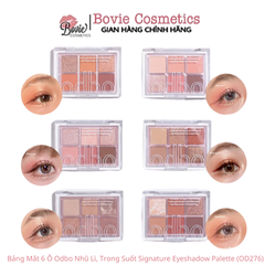 Bảng phấn mắt 6 ô Odbo Signature Eyeshadow Palette OD276