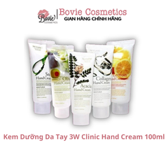 Kem Dưỡng Da Tay 3W Clinic Hand Cream 100ml