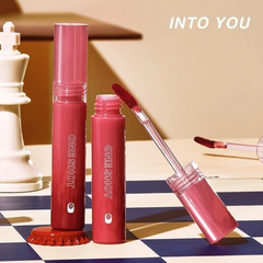 Son Tint Bóng INTO YOU Vỏ Đỏ ONE SHOT Độ Bóng Cao Lip Tint