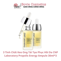 Tinh chất tái tạo phục hồi da chiết xuất keo ong CNP Laboratory Propolis Energy Active Ampule SET 3 Chai