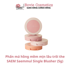 Phấn má hồng mềm mịn lâu trôi the SAEM Saemmul Single Blusher (5g)