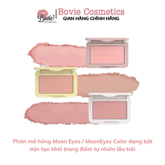 Phấn má hồng Moon Eyes / MoonEyes Color dạng bột mịn tạo khối trang điểm tự nhiên lâu trôi