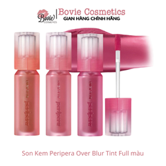 Son Kem Peripera Over Blur Tint Full màu