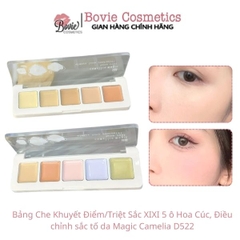 Bảng Che Khuyết Điểm/Triệt Sắc XIXI 5 ô Hoa Cúc, Điều chỉnh sắc tố da Magic Camelia D522