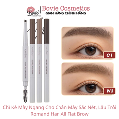 Chì Kẻ Mày Ngang Cho Chân Mày Sắc Nét, Lâu Trôi Romand Han All Flat Brow
