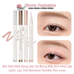 Bút Nhũ Mắt Dạng Gel, Kẻ Bọng Mắt Ánh Nhũ Lấp Lánh, Lâu Trôi Romand Twinkle Pen Liner
