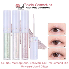 Gel Nhũ Mắt Lấp Lánh, Bền Màu, Lâu Trôi Romand The Universe Liquid Glitter