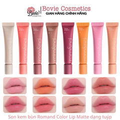 Son kem bùn Romand Color Lip Matte dạng tuýp