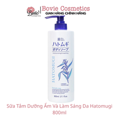 Sữa Tắm Dưỡng Ẩm Và Làm Sáng Da Hatomugi 800ml