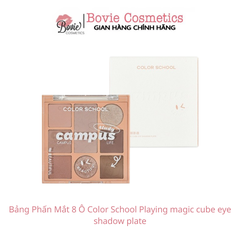 Bảng Phấn Mắt 8 Ô Color School Playing magic cube eye shadow plate