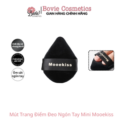 Bông trang điểm ngón tay Mooekiss mềm mại nhỏ gọn dễ mang theo