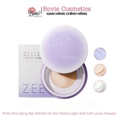 Phấn Phủ Dạng Bột ZEESEA Vỏ Tím Pastel Light And Soft Loose Powder