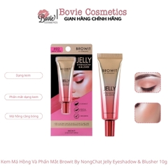 Kem Má Hồng Và Phấn Mắt Browit By NongChat Jelly Eyeshadow & Blusher 10g