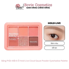 Bảng Phấn Mắt 6 Ô Hold Live Cloud Gauze Powder Eyeshadow Palette HL708 9g