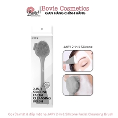 CỌ RỬA MẶT & ĐẮP MẶT NẠ JARY 2-IN-1 SILICONE FACIAL CLEANSING BRUSH