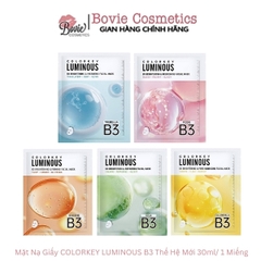 Mặt Nạ Colorkey B3 Hỗ Trợ Dưỡng Sáng Da Luminous B3 Brightening Facial Mask 30ml