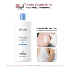 Kem Chống Nắng Make P:rem UV Defense Me Daily Sun Fluid SPF 50+ PA++++ 150ml