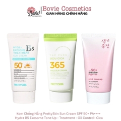 Kem Chống Nắng PrettySkin Sun Cream SPF 50+ PA++++ Hydra B5 Exosome Tone Up - Treatment - Oil Control