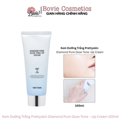 Kem Dưỡng Trắng Prettyskin Diamond Pure Glow Tone – Up Cream 100ml