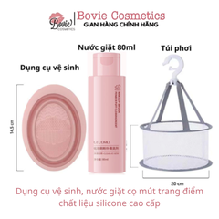 Dụng cụ vệ sinh, nước giặt cọ mút trang điểm chất liệu silicone cao cấp