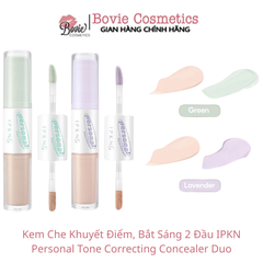 Kem Che Khuyết Điểm, Bắt Sáng 2 Đầu IPKN Personal Tone Correcting Concealer Duo