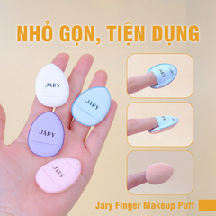 Mút Trang Điểm Ngón Tay Jary Finger Makeup Puff (Set 2 miếng)