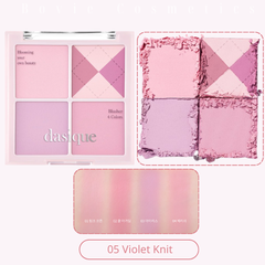 Phấn Má Hồng Dasique Blending Mood Cheek 4 ô