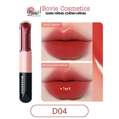 Son Mooekiss Serum Dưỡng Không Dính Cốc Hiệu ứng Tráng Gương Hai đầu đa Năng 3ml+3ml
