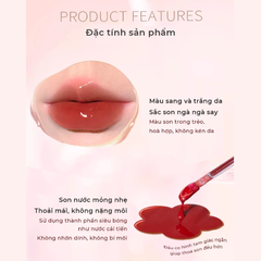 Son Tint Bóng Judydoll Iced Tea Watery Lip Gloss 2.4g
