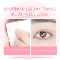 KEO DÁN MI SIÊU CHẮC, LÂU TRÔI JARY QUICK DRYING INVISIBLE EYELASH GLUE 7ML