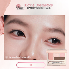 Bảng mắt Judydoll 4 ô kèm bắt sáng JudydoLL Under Eyeshadow Palette 3.2g