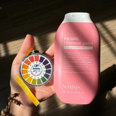 Dung Dịch Vệ Sinh Phụ Nữ X2 Nghệ Nano Whisis pH Girl Feminine Wash 200ml Làm Sạch, Khử Mùi, Dưỡng Ẩm, Giảm Viêm An Toàn