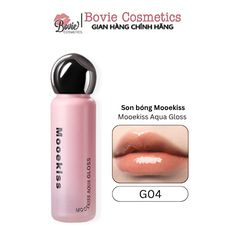 Son Mooekiss Aqua Gloss thiết kế độc đáo xinh xắn, dưỡng ẩm môi 2.1g
